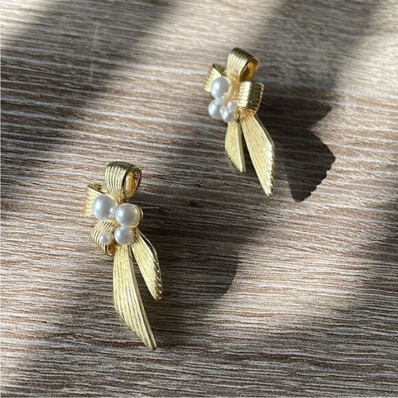 Vintage style earrings M259 - Picture 3 of 4